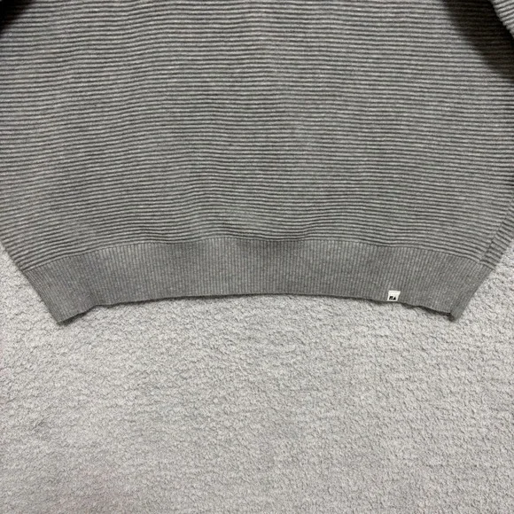 Gray Ribbed Crew Neck Pullover Sweater Size XXXL Workwear Neutral - Picture 6 of 13